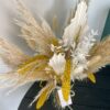 Bouquet de fleurs séchées jaune Soleda – Image 5